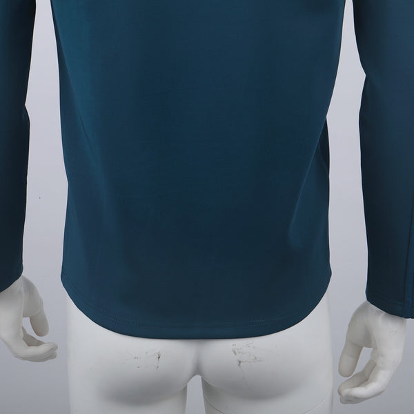 Star Trek SNW Captain Pike Gold Uniforms Top Shirts Cosplay Costumes for Men