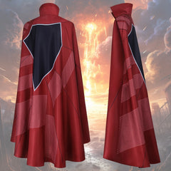 Cosplay Doctor Dr Strange Red Cloak Robe Superhero Costumes Halloween Props