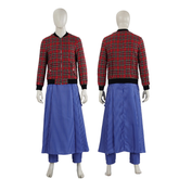 Cosplay Doctor Who Season 14 Ncuti Gatwa Jacket Halloween Striped Suits Costume