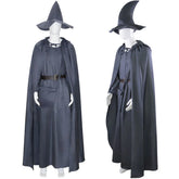 Cosplay Gandalf The Wizard Fairy Costume Gown Halloween Masquerade Full Set Suit