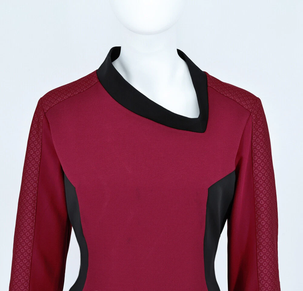Strange New Worlds Uhura Red Dress Uniforms Startfleet Shirts Costumes
