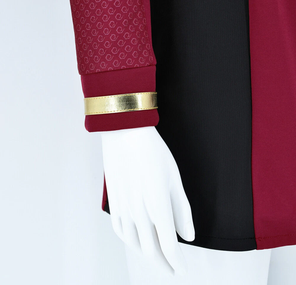 Strange New Worlds Uhura Red Dress Uniforms Startfleet Shirts Costumes