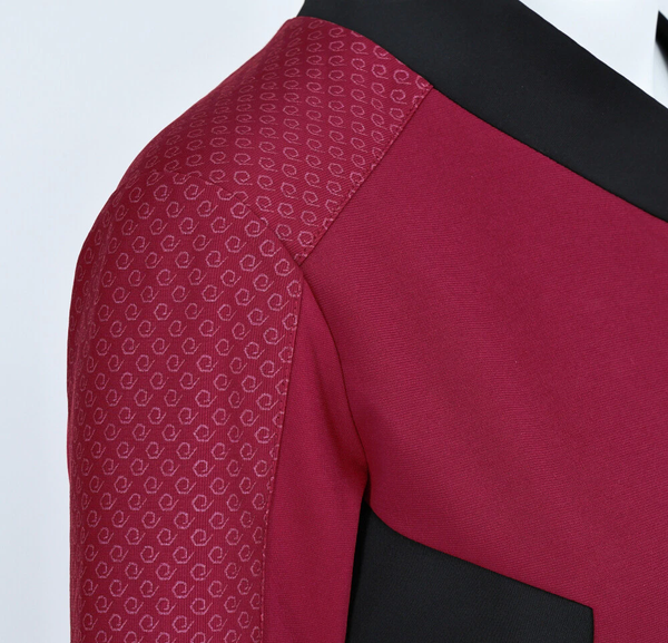 Strange New Worlds Uhura Red Dress Uniforms Startfleet Shirts Costumes