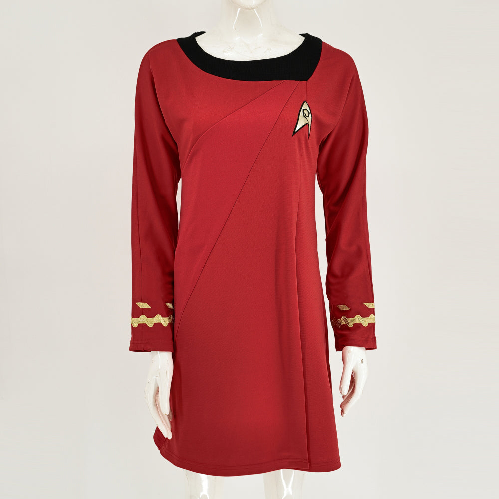 Star Trek TOS Female Duty Uniforms The Original Series Blue Gold Red D Cosermart Star Trek TOS Female Duty Uniforms The Original Series Blue Gold Red D Cosermart