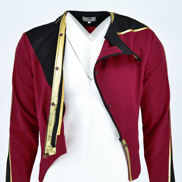 Star Trek The Next Generation Admiral Gregory Quinn Uniforms Shirt Pants Starfleet Costume