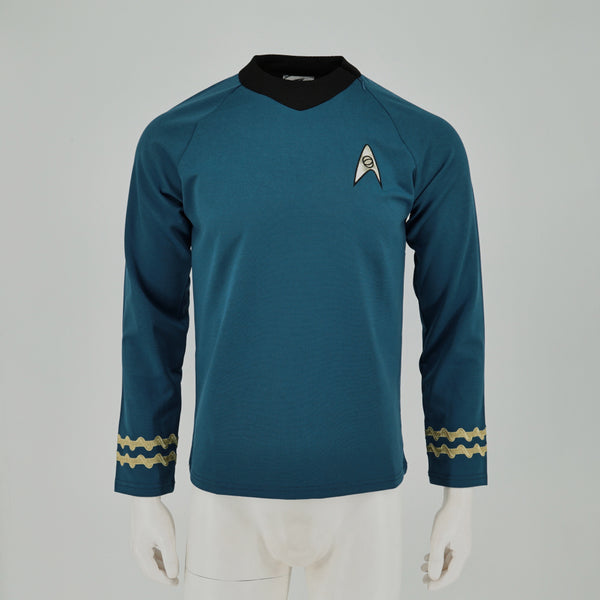The Original Series TOS Kirk Spock Uniform Shirt Cosplay Costume