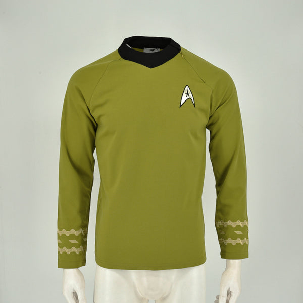 The Original Series TOS Kirk Spock Uniform Shirt Cosplay Costume