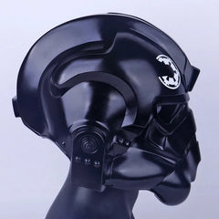 SW TIE Victor 2 Fighter Pilot Helmet Halloween Full Head Masks Props PVC