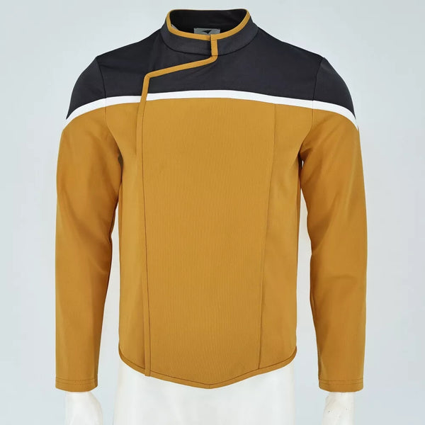 Strange New Worlds Lower Decks Dress Uniforms Starfleet Top Shirts Badge Costume