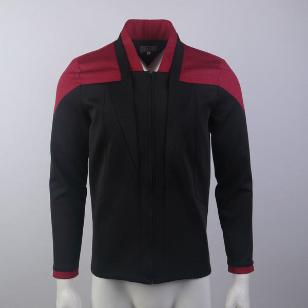 Star Trek Picard 3 Red Geordi Gold Blue Dress Uniform Starfleet Jacket Shirts Costume