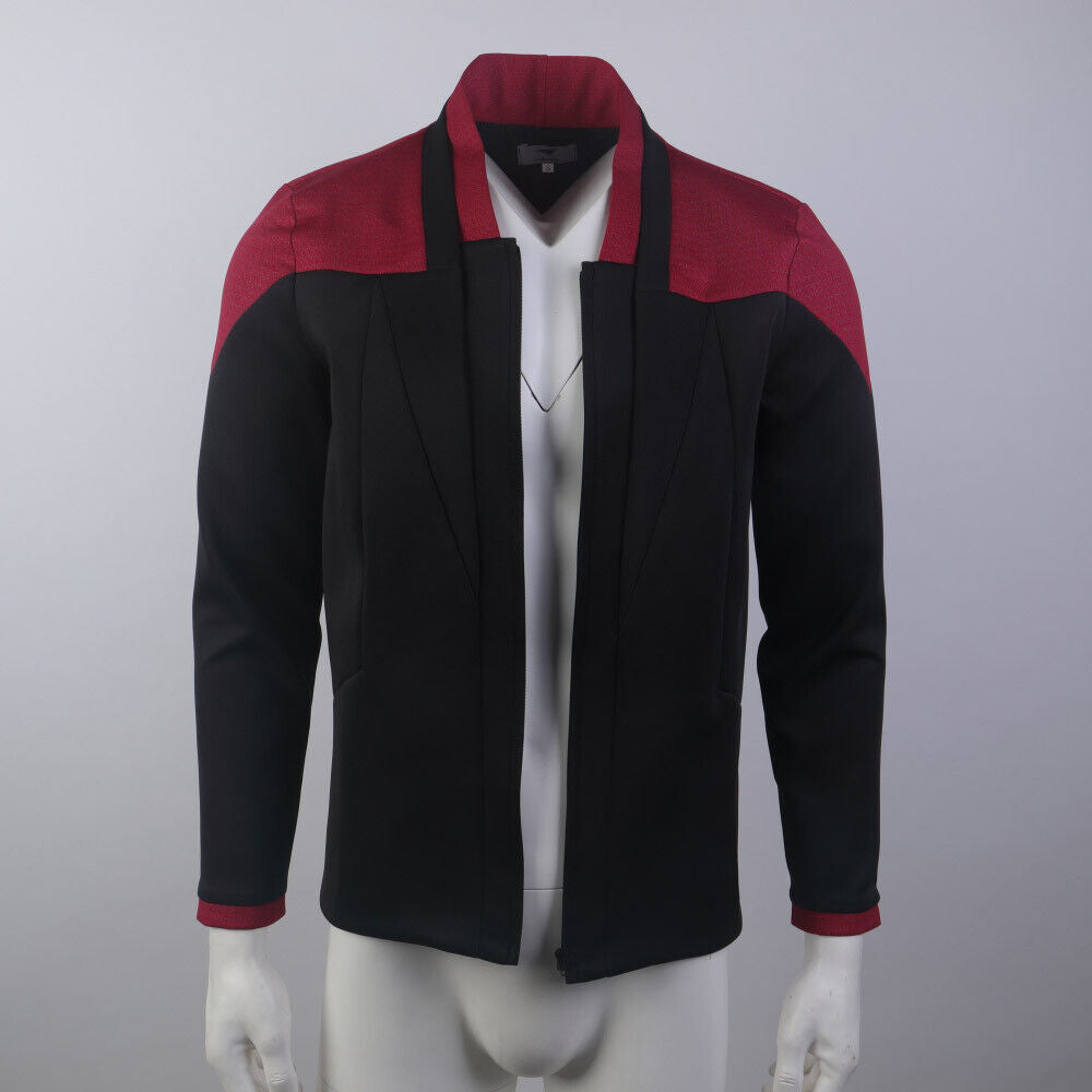 Star Trek Picard 3 Red Geordi Gold Blue Dress Uniform Starfleet Jacket Shirts Costume, XL / Red Star Trek Picard 3 Red Geordi Gold Blue Dress Uniform Starfleet Jacket Shirts Costume, XL / Red