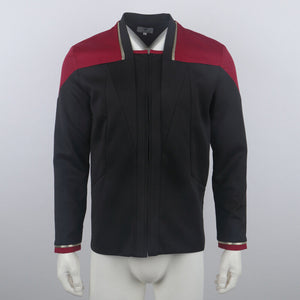 Star Trek Picard 3 Admiral Captain Red Dress Jacket Starfleet Uniforms Shirts Costumes