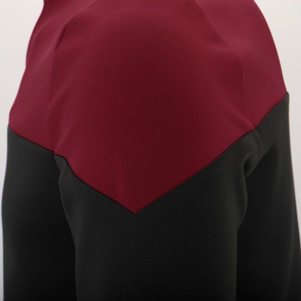 Cosermart Star Trek Picard Startfleet Uniform New Engineering Red Top Shirts Halloween Cosplay Costume