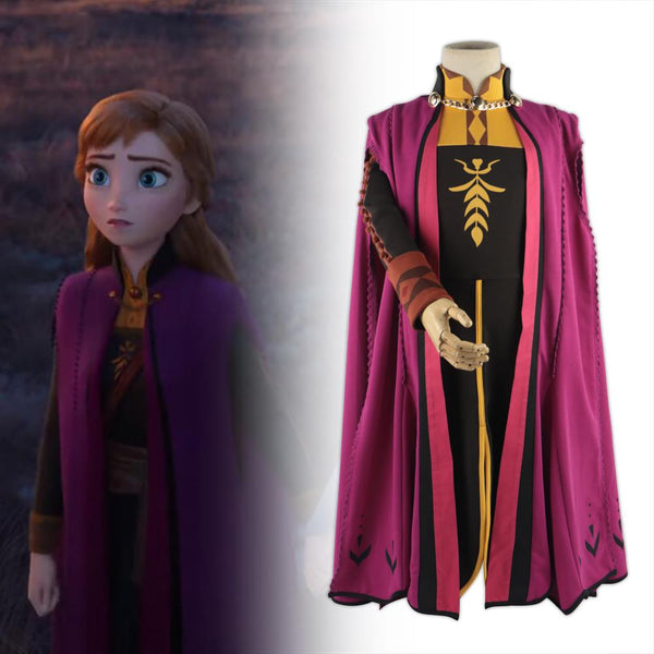 Frozen 2 Snow Queen Anna Elsa Princess Cosplay Costume Outfit Full Set Halloween Costumes Fancy Dress Children New