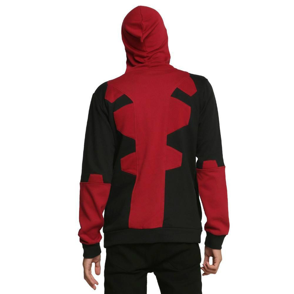 Deadpool Hoodie Sweatshirts Adult Cosplay Costume Cosermart