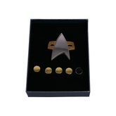 Cosermart Star Trek Voyager Communicator adge PinPip 6pcs Set Cosplay Prop