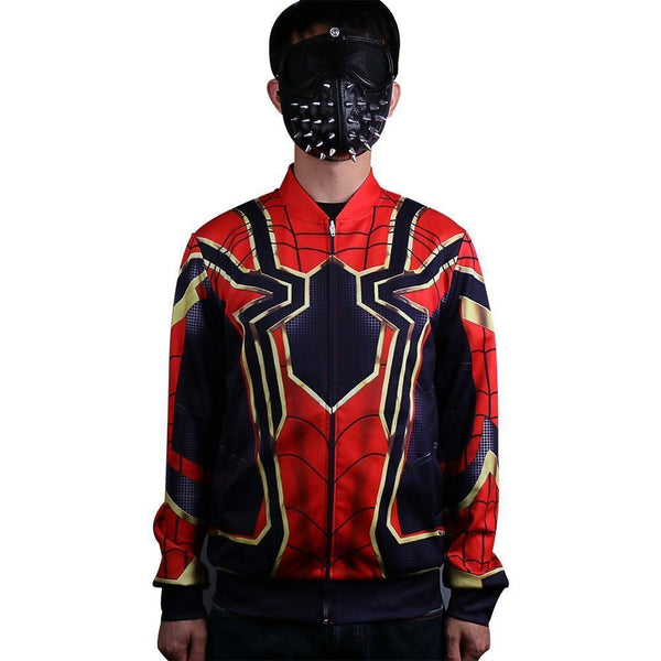 2018 Avengers Infinity War Spider-Man  Cosplay Coat Baseball Jacket