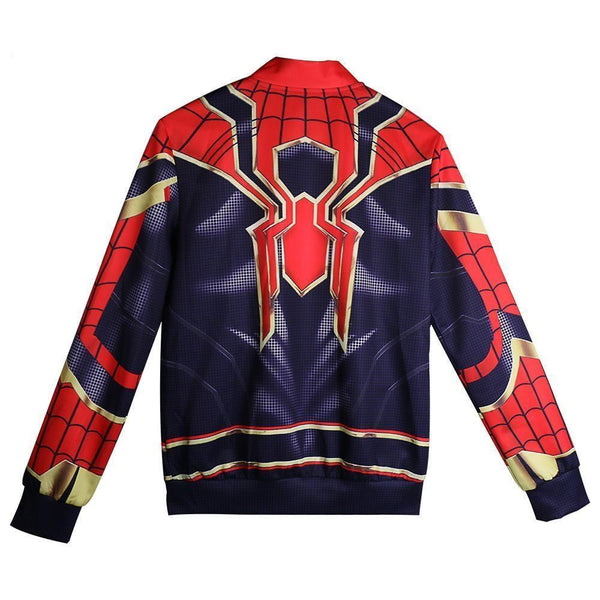 2018 Avengers Infinity War Spider-Man  Cosplay Coat Baseball Jacket