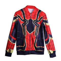 Infinity War Spider-Man Cosplay Coat Baseball Jacket