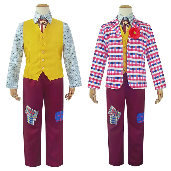 2019 DC Movie JOKER Clown Costume COS Halloween Cosplay Performance Costume