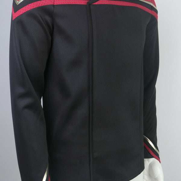 Star Trek Picard 2 Captain Admiral Red Uniforms Cosplay Starfleet Shirt Costumes