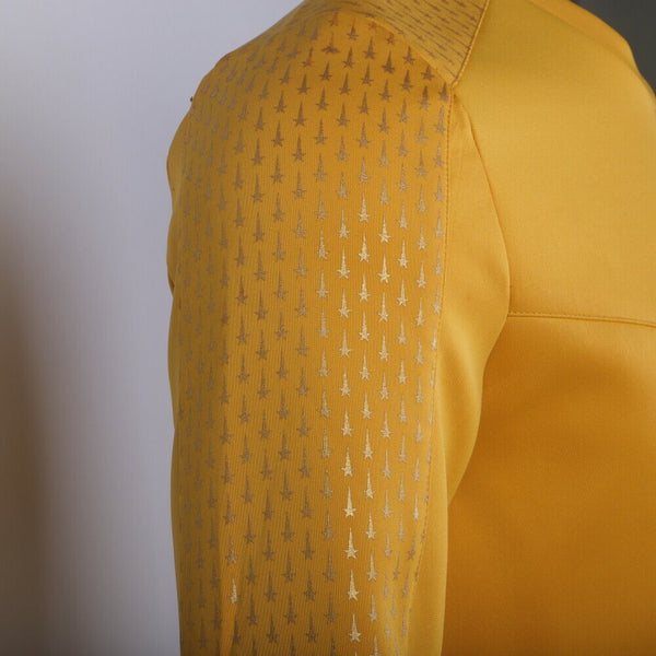 Star Trek Strange New Worlds Captain Pike Gold Uniforms Startfleet Blue Red  Yellow Top Shirts