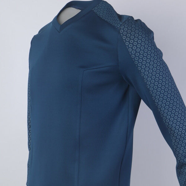 Star Trek Strange New Worlds Captain Pike Gold Uniforms Startfleet Blue Red  Yellow Top Shirts