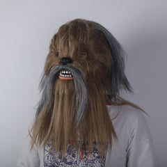 SW Chewbacca Cosplay Helmet Mask Halloween Prop