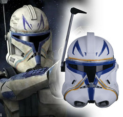 SW The Clone Wars Helmet Cosplay Captain Rex Party Full Head Props PVC