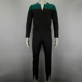 Cosermart Star Trek Deep Space Nine Blue Uniform Jumpsuit Cosplay Adult Male Costumes