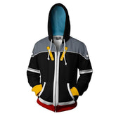 Video Game Theme Cosplay Unisex 3D Zip-up Hoodie Sweater Halloween Cosplay Game Costume