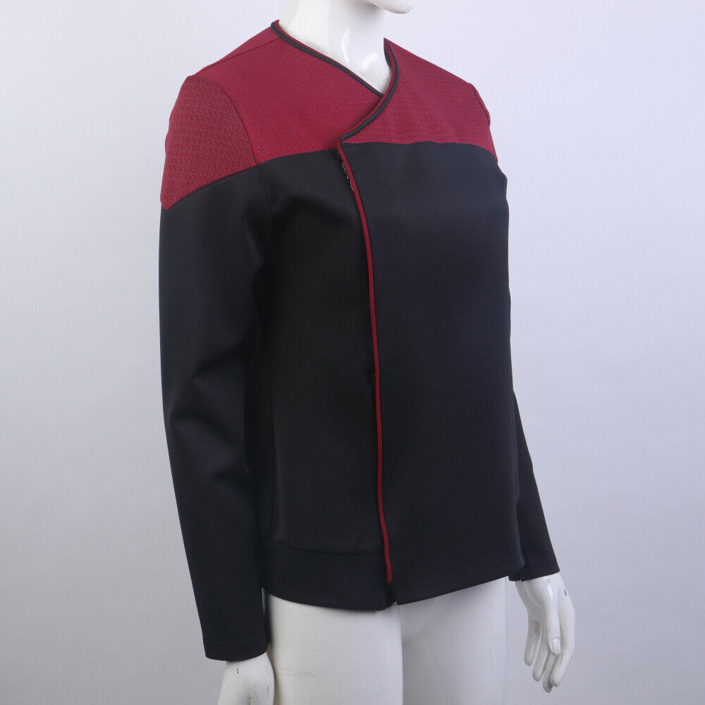 Star Trek Picard Command Red Uniforms Cosplay Starfleet Female