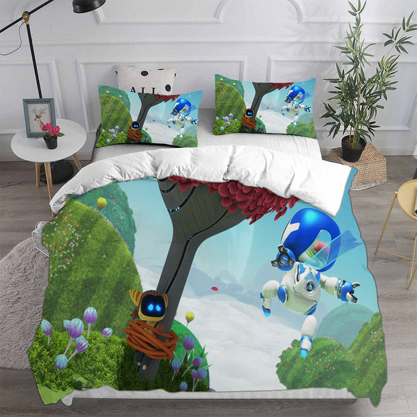 Astro Bot Bedding Set Duvet Cover Comforter Sets