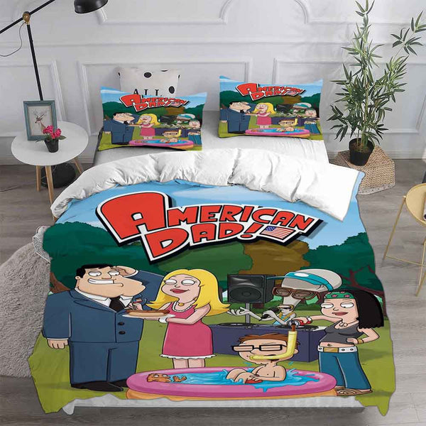 American Dad Bedding Set Duvet Cover Comforter Sets
