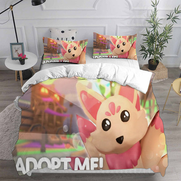 Adopt Me Bedding Sets Duvet Cover Comforter Set