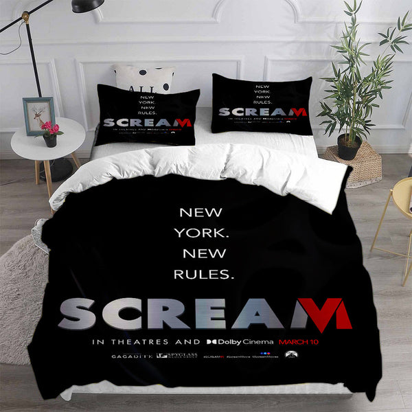 Scream VI Bedding Sets Duvet Cover Comforter Set