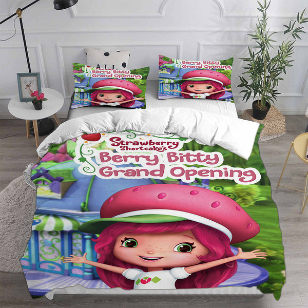 Strawberry Shortcake's Berry Bitty Adventures Bedding Set Duvet Cover Comforter Sets