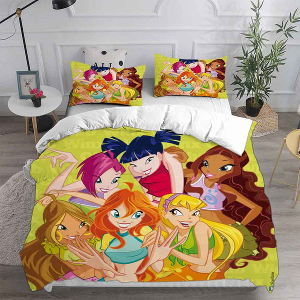 Winx Club Bedding Set Duvet Cover Comforter Sets