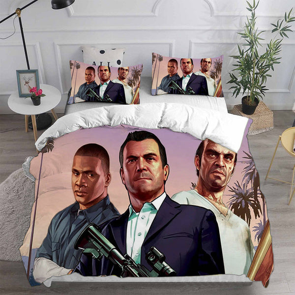 Grand Theft Auto V Bedding Sets Duvet Cover Comforter Set