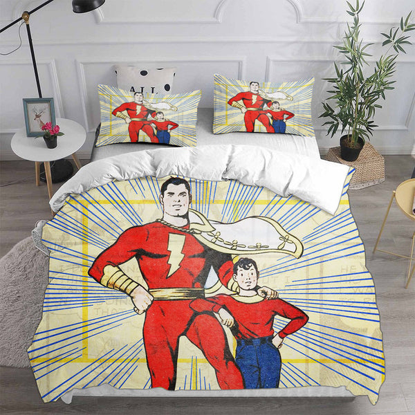 Shazam Fury of the Gods Bedding Sets Duvet Cover Comforter Set