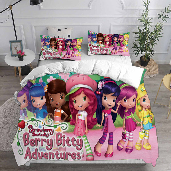 Strawberry Shortcake's Berry Bitty Adventures Bedding Set Duvet Cover Comforter Sets