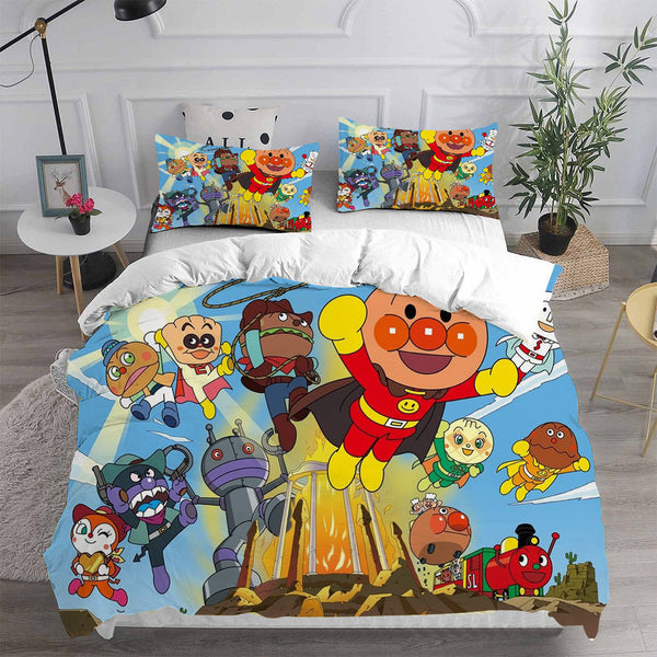 Go! Anpanman: Fluffy Fuwari And The Cloud Country Bedding Sets Duvet Cover Comforter Set