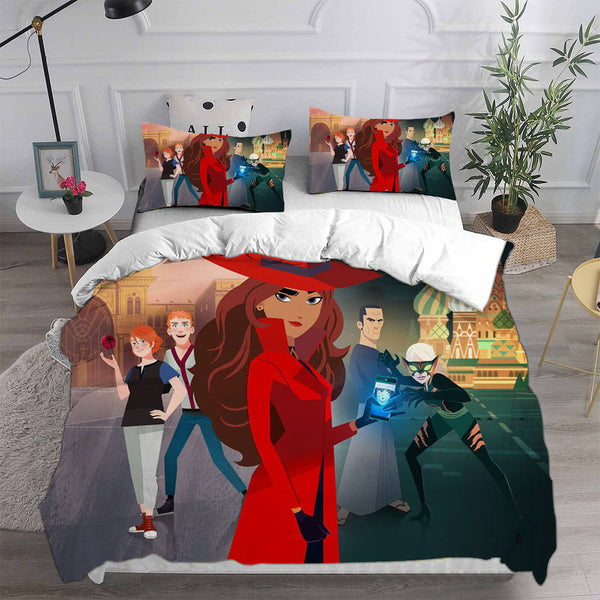 Carmen Sandiego Bedding Set Duvet Cover Comforter Sets