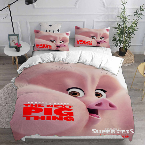 DC League of Super-Pets Bedding Sets Duvet Cover Halloween Cosplay Comforter Sets