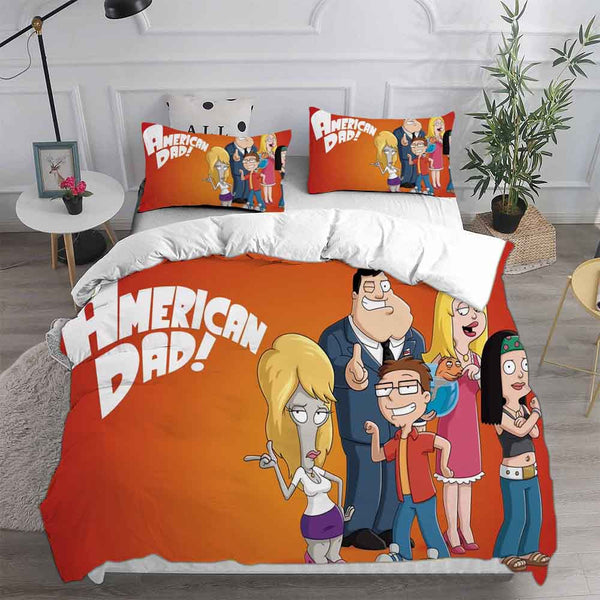 American Dad Bedding Set Duvet Cover Comforter Sets