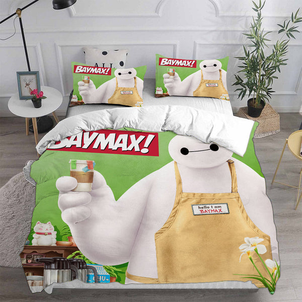 Baymax Cosplay Bedding Sets Duvet Cover Halloween Comforter Sets