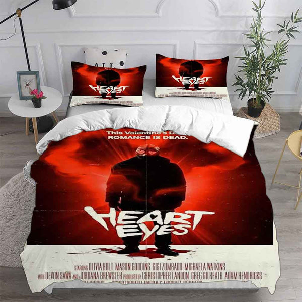 Heart Eyes Bedding Set Duvet Cover Comforter Sets