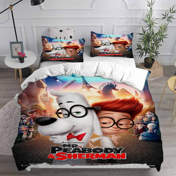 Mr. Peabody & Sherman Bedding Sets Duvet Cover Comforter Set
