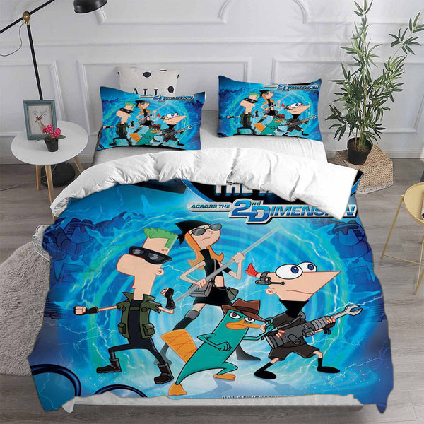 Phineas and Ferb Bedding Sets Duvet Cover Comforter Set