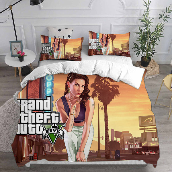 Grand Theft Auto V Bedding Sets Duvet Cover Comforter Set